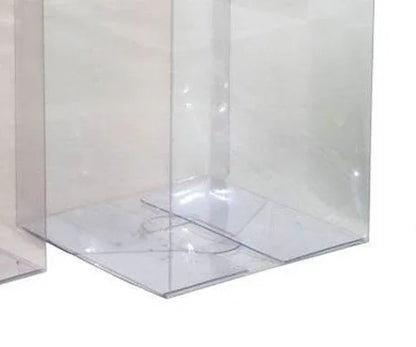 10 Pack of 9cm Sqaured Cube Gift Box - Product Showcase Clear Plastic Shop Display Storage Packaging Box - Mekamart Australia