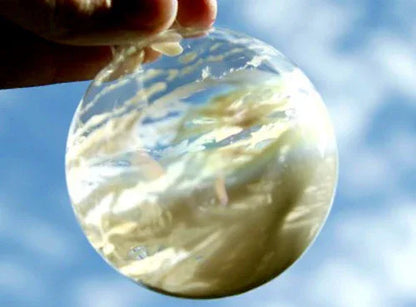 24 Bulk Buy Pack of Glass Bauble 10cm Diameter Round Clear with Silver Cap - table or tree centrepice personal memory theme craft gift - Mekamart Australia