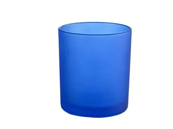 40 Pack Blue Frosted Glass Votive Tealight Candle Holders House Party Centerpiece Xmas Wedding Decor Glass Candlestick Party Decorations Bridal Baby Shower Event - Mekamart Australia