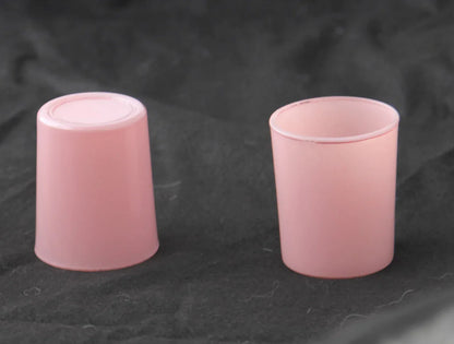 40 Pack Blush Pink Glass Votive Tealight Candle Holders House Party Centerpiece Xmas Wedding Decor Glass Candlestick Party Decorations Bridal Valentines Event - Mekamart Australia
