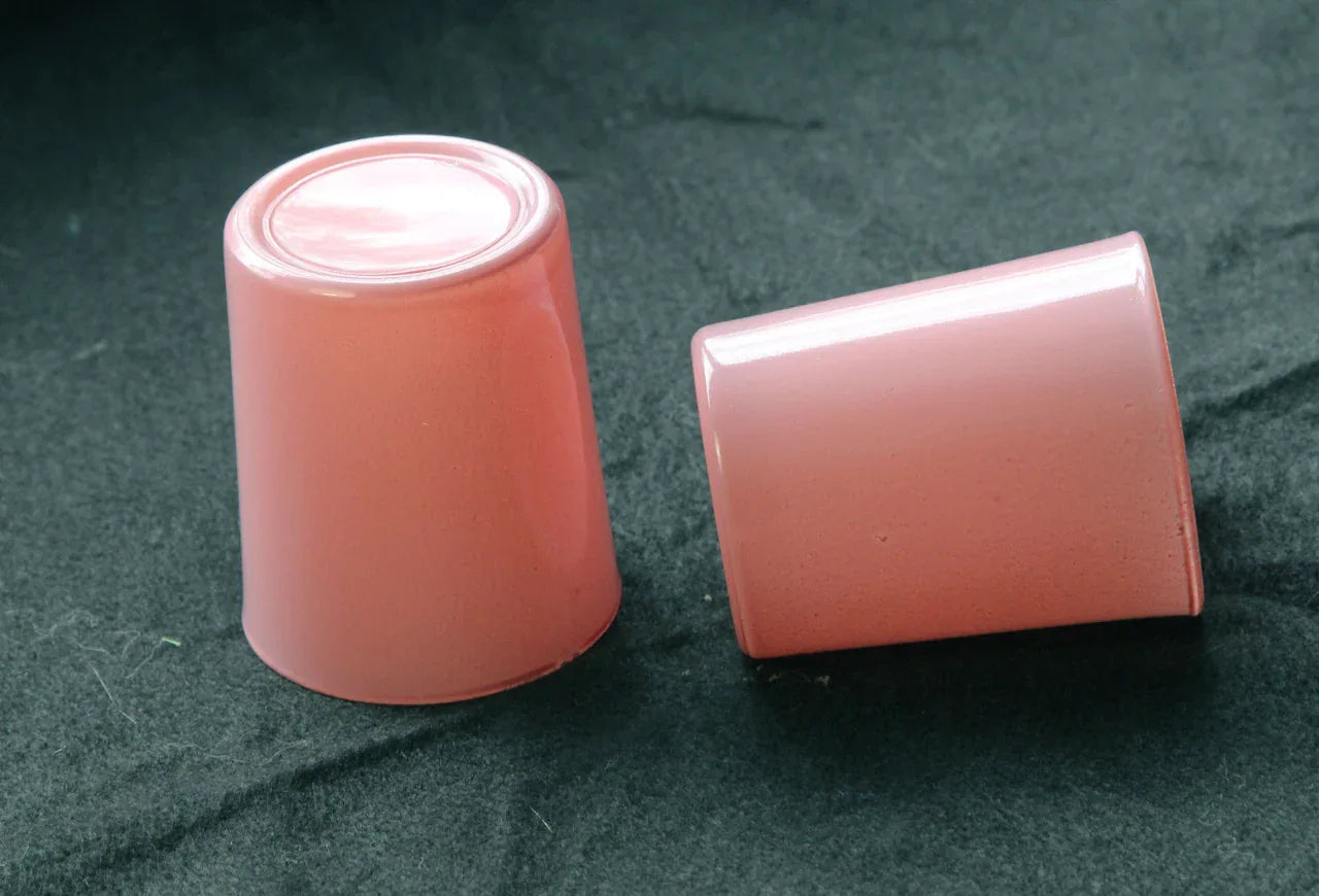 40 Pack Blush Pink Glass Votive Tealight Candle Holders House Party Centerpiece Xmas Wedding Decor Glass Candlestick Party Decorations Bridal Valentines Event - Mekamart Australia