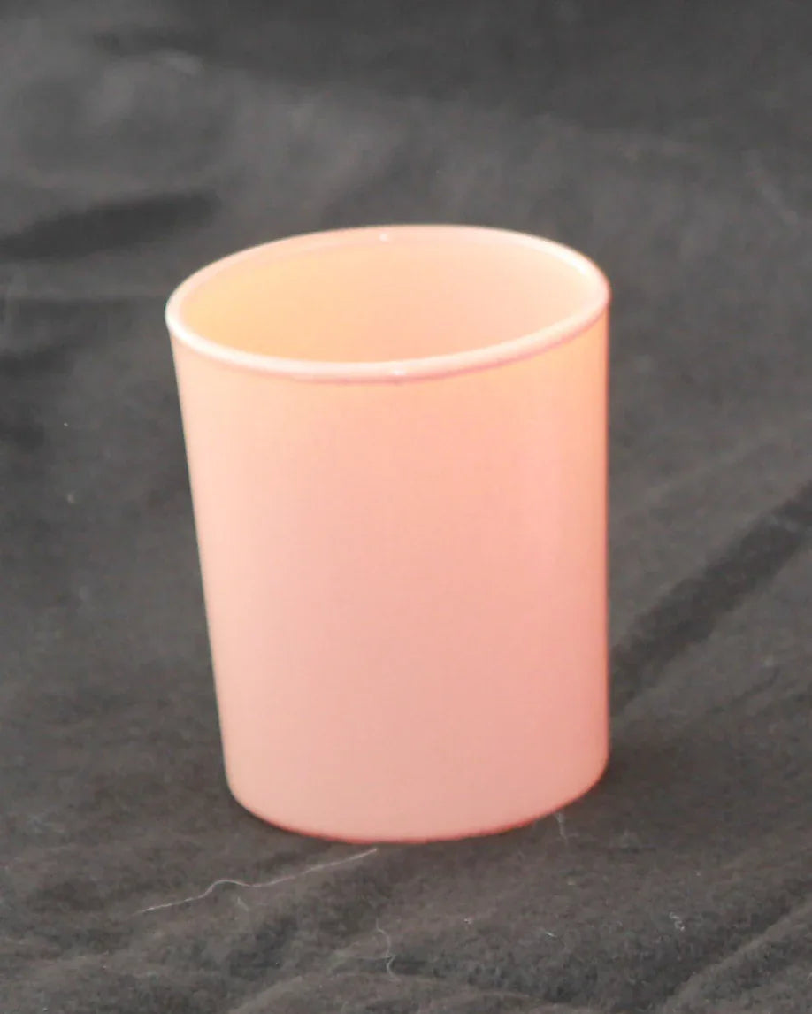 20 Pack Champagne Pale Pink Glass Votive Tealight Candle Holders House Party Centerpiece Xmas Wedding Decor Glass Candlestick Party Decorations Bridal Valentines Event - Mekamart Australia