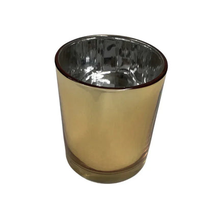 20 Pack Gold Votive Tealight Candle Holders Valentines Day Mercury Wedding Decor Glass Candlestick Party Decorations Bridal Baby Shower Event - Mekamart Australia