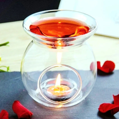 20 Wholesale lot of Perfume Scented Essential Oil Tealight Candle Burner Glass Lamp for Aromatherapy Spa Room Relax 14cm High - Mekamart Australia