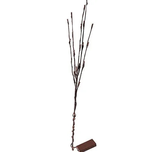 1 Set of 50cm H 20 LED Pink Frangipani Tree Branch Stem Fairy Light Wedding Event Party Function Table Vase Centrepiece Decoration Girl Bedroom - Mekamart Australia