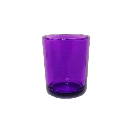 40 Pack Purple Glass Votive Tealight Candle Holders House Party Centerpiece Xmas Wedding Decor Glass Candlestick Party Decorations Bridal Valentines Event - Mekamart Australia
