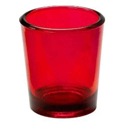 20 Pack Red Glass Votive Tealight Candle Holders House Party Centerpiece Xmas Wedding Decor Glass Candlestick Party Decorations Bridal Valentines Event - Mekamart Australia