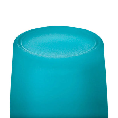 10 Pack Turquoise Frosted Glass Votive Tealight Candle Holders House Party Centerpiece Xmas Wedding Decor Glass Candlestick Party Decorations Bridal Baby Shower Event - Mekamart Australia