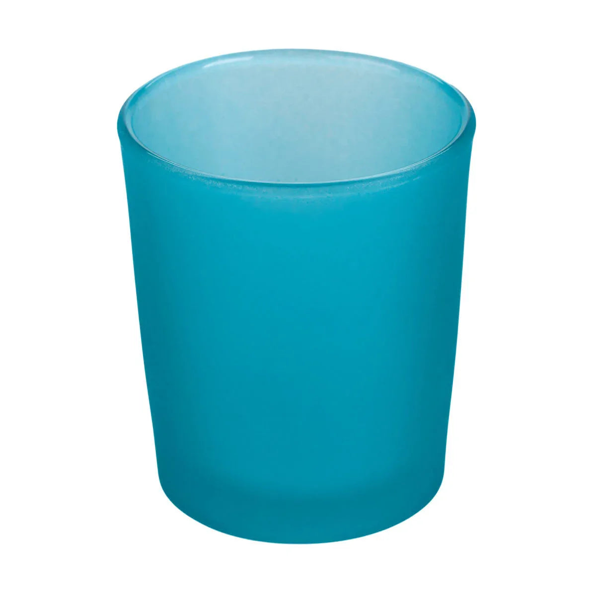20 Pack Turquoise Frosted Glass Votive Tealight Candle Holders House Party Centerpiece Xmas Wedding Decor Glass Candlestick Party Decorations Bridal Baby Shower Event - Mekamart Australia