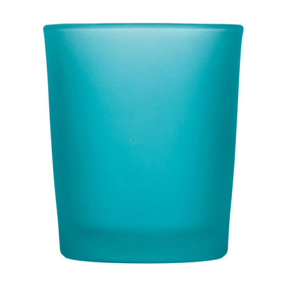 20 Pack Turquoise Frosted Glass Votive Tealight Candle Holders House Party Centerpiece Xmas Wedding Decor Glass Candlestick Party Decorations Bridal Baby Shower Event - Mekamart Australia