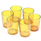 40 Bulk Yellow Glass Votive Candle Holders Table Centreoieces Xmas Wedding Anniversary Event Recption Party Function or Home Decor - Mekamart Australia