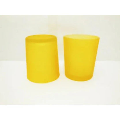 40 Bulk Yellow Frosted Glass Votive Candle Holders Table Centreoieces Xmas Wedding Anniversary Event Recption Party Function or Home Decor - Mekamart Australia