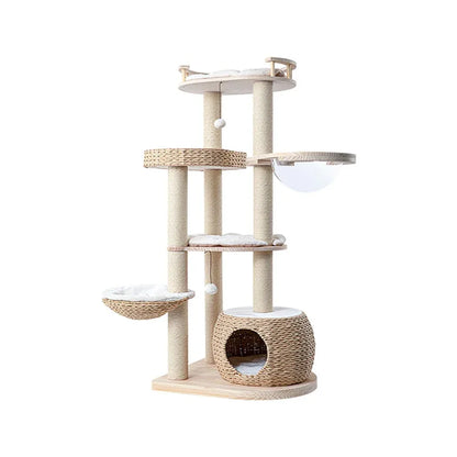 HONEYPOTCAT Cosy Woven Cat Perch - 141.5cm - Mekamart Australia