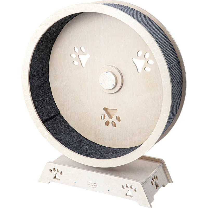 HONEYPOTCAT Fit & Fun Active Runner Wood Cat Wheel - Ultimate 119.5cm - Mekamart Australia