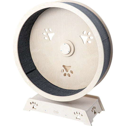 HONEYPOTCAT Fit & Fun Active Runner Wood Cat Wheel - Ultimate 119.5cm - Mekamart Australia
