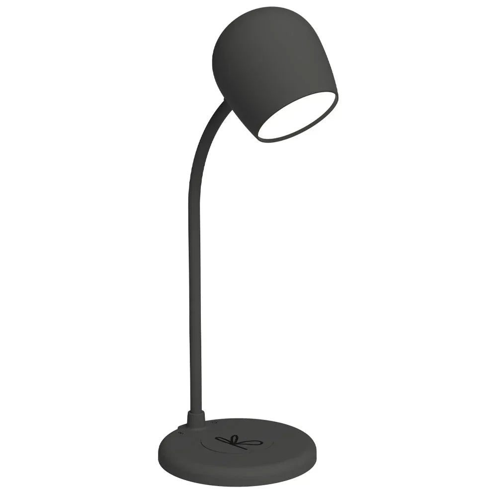 Kreafunk Ellie Lamp W/ Qi Charger And Bluetooth Speaker - Black - Mekamart Australia