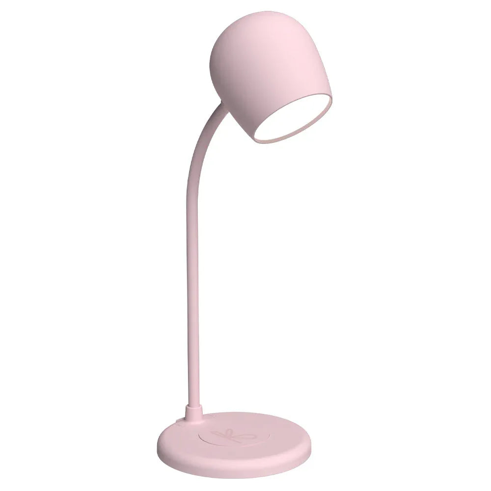 Kreafunk Ellie Lamp W/ Qi Charger And Bluetooth Speaker - Dusty Rose - Mekamart Australia