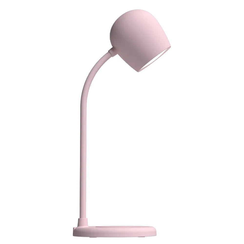 Kreafunk Ellie Lamp W/ Qi Charger And Bluetooth Speaker - Dusty Rose - Mekamart Australia