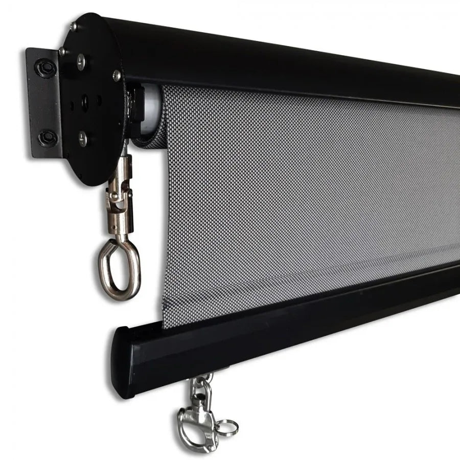 Outdoor Roller Blind Sun Screen Awning With Aluminium Hood - Mekamart Australia
