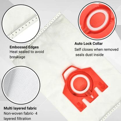 5 x Miele Vacuum Cleaner Bags, FJM Type - Mekamart Australia