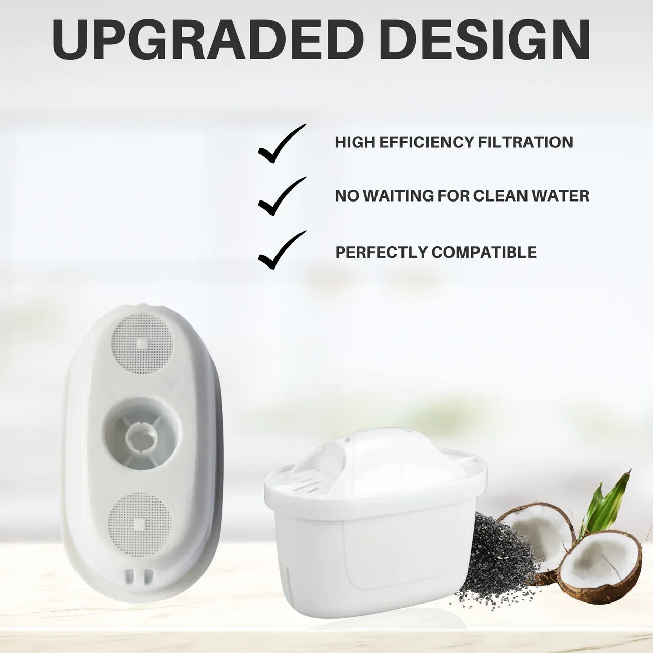 Hygieia 6 Pack - Water Jug Cartridge Filters - For Most Brita Water Jugs - Mekamart Australia