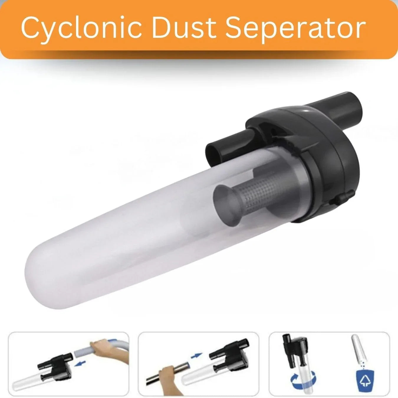 Hygieia Cyclonic Dust Separator (Bag Saver) - For Most Vacuum Brands - Mekamart Australia