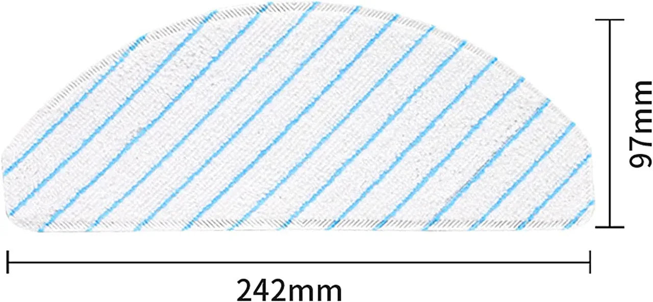 10 X Mopping pads for Ecovacs Deebot T9/T9+/N8 PRO/N8 PRO+/N8/N8+/NEO/T8/T8+/T8 AIVI/X1 PLUS/T10 PLUS - Mekamart Australia