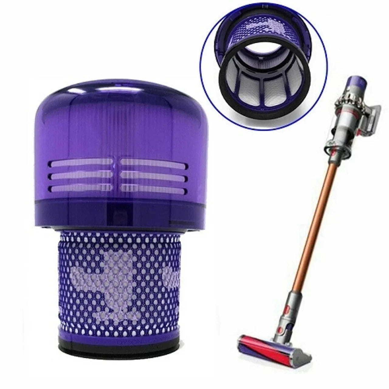 2 x HEPA Filters For DYSON V11 Stick Vacuum Cleaners - Mekamart Australia