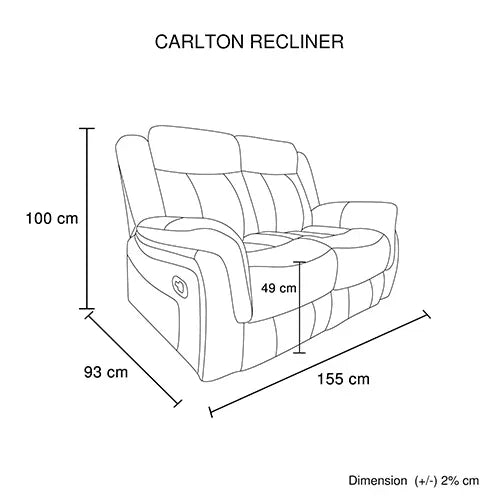 3-2-1 Seater Finest Grey Fabric Recliner Sofa Sturdy Construction Metal Mechanism - Mekamart Australia