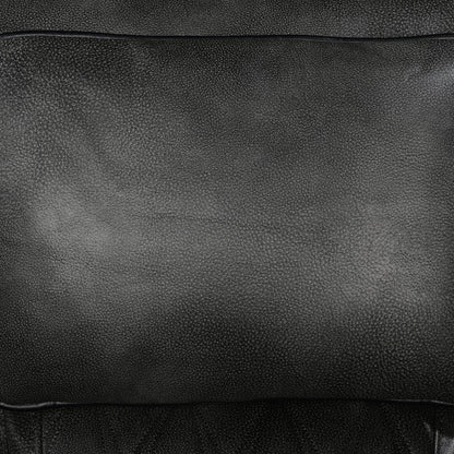 3-2 Seater Electric Air Leather Dark Grey Recliner Set - Mekamart Australia