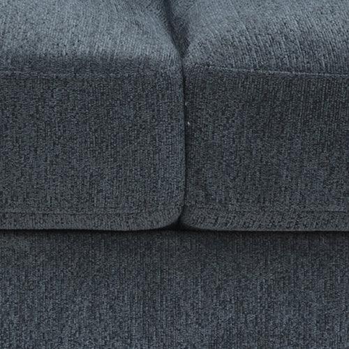 3 Seater Sofa Set Polyester Fabric Charcoal Multilayer Two Pillows Individual Pocket Spring - Mekamart Australia