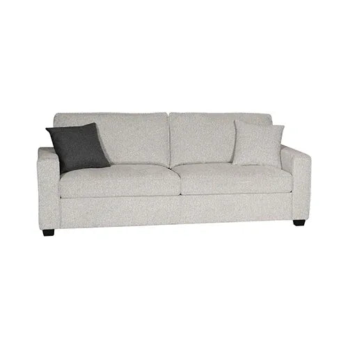 Milano 3 Seater Sofa Set Polyester Fabric Multilayer Two Pillows Attached Individual Pocket Spring - Mekamart Australia