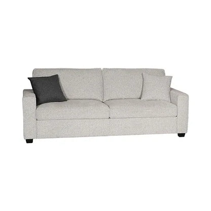 Milano 3 Seater Sofa Set Polyester Fabric Multilayer Two Pillows Attached Individual Pocket Spring - Mekamart Australia