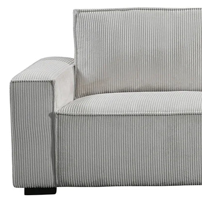 Reno 3 Seater Sofa Beige Colour Fabric Upholstery Wooden Structure Knock Down Feature In Back & Arms - Mekamart Australia