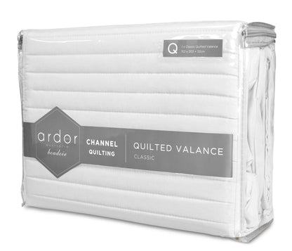 Quilted VALANCE - SINGLE - Mekamart Australia