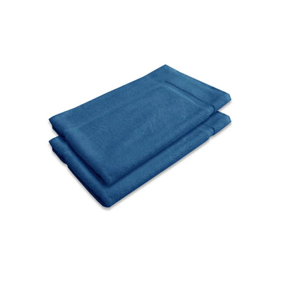800GSM Set of 2 Cotton Bath Mat Blue Jewel - Mekamart Australia