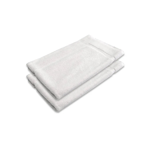 800GSM Set of 2 Cotton Bath Mat White - Mekamart Australia