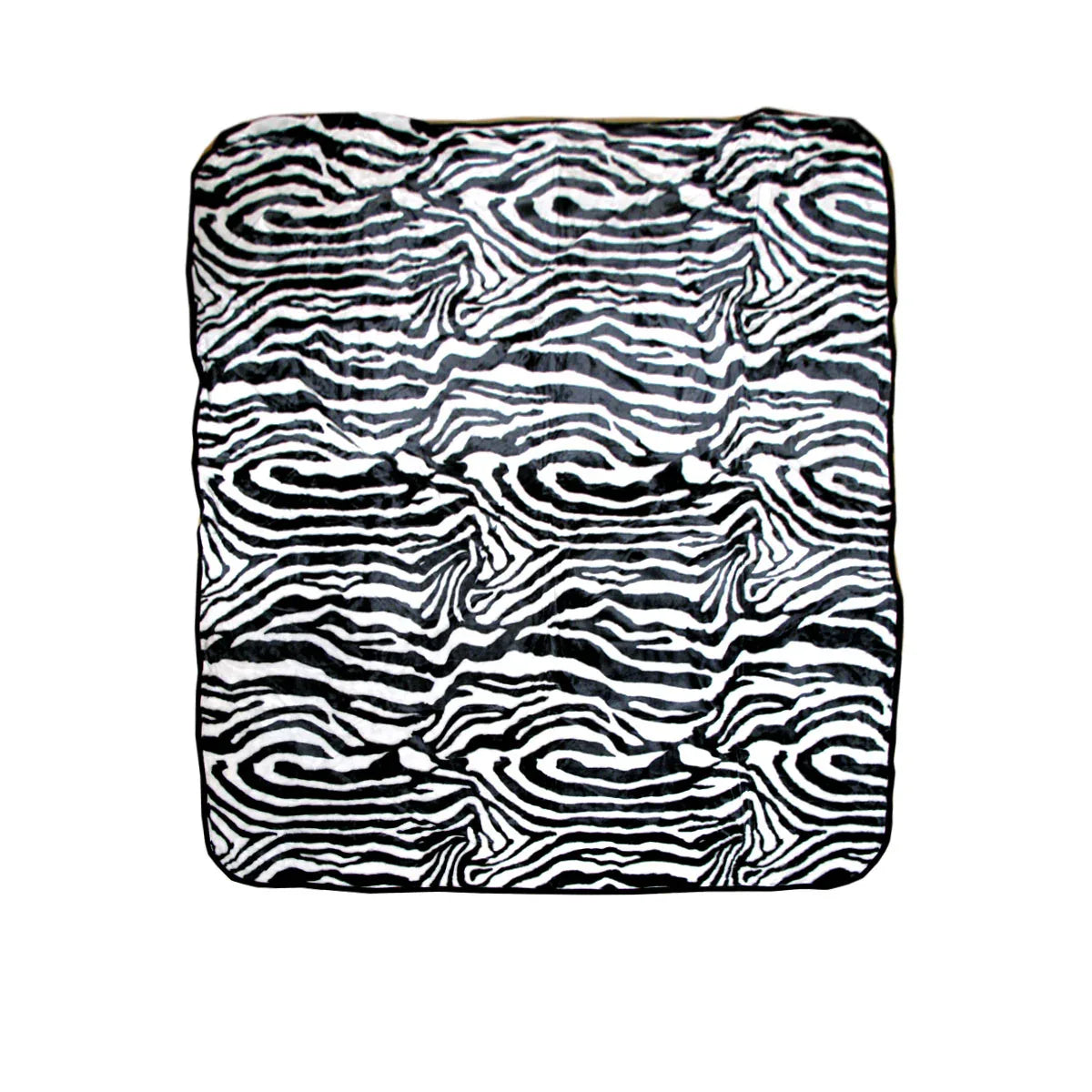 Animal Skin Pattern Faux Mink Blanket Queen Zebra - Mekamart Australia