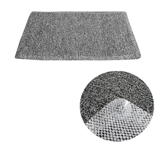 Loofah Shower Mat Black - Mekamart Australia