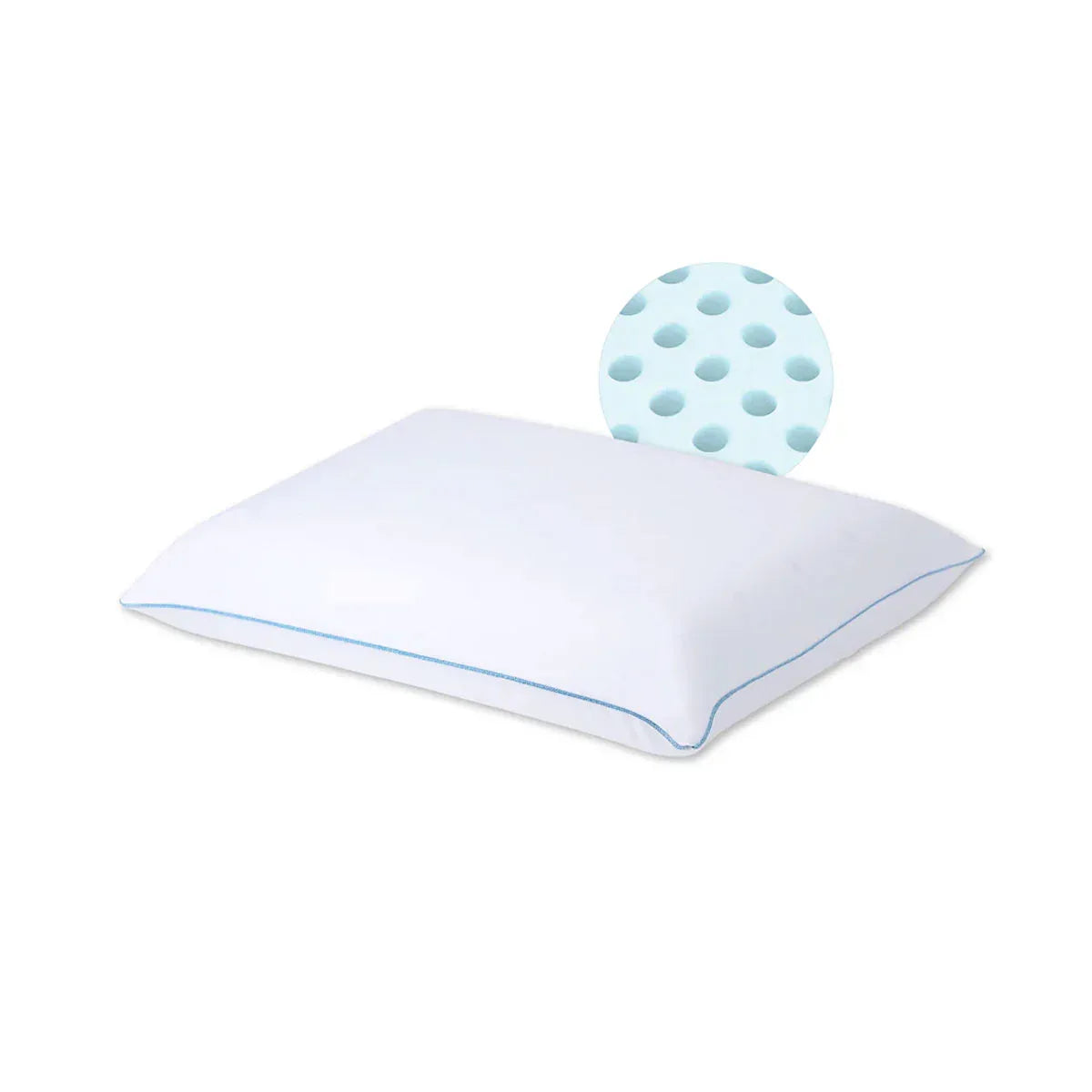 Mediflow Elite Premium Fiber Cooling Gel Memory Foam Water Pillow 44 x 66 cm - Mekamart Australia