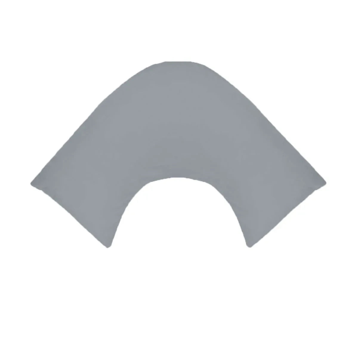 280TC Polyester Cotton V Shape Pillowcase Grey - Mekamart Australia