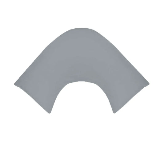 280TC Polyester Cotton V Shape Pillowcase Grey - Mekamart Australia