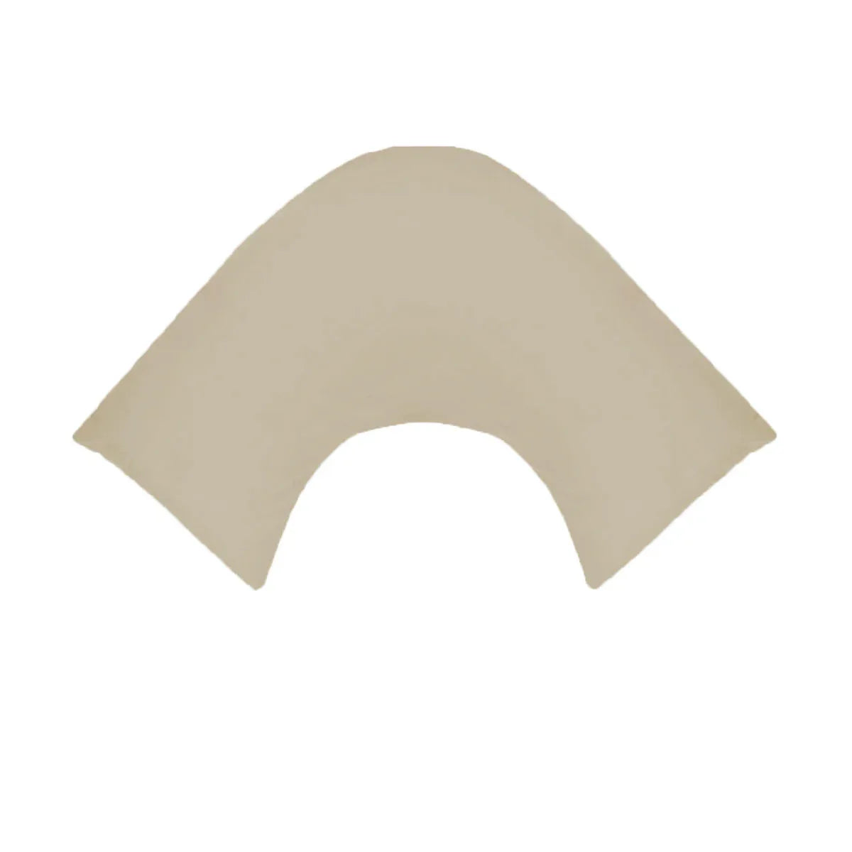 280TC Polyester Cotton V Shape Pillowcase Latte - Mekamart Australia