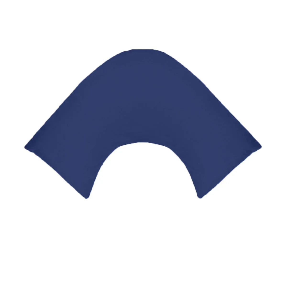 280TC Polyester Cotton V Shape Pillowcase Navy - Mekamart Australia
