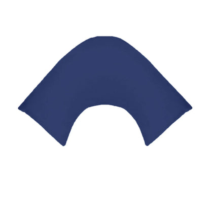280TC Polyester Cotton V Shape Pillowcase Navy - Mekamart Australia