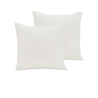 Pair of 280TC Polyester Cotton European Pillowcases Ivory - Mekamart Australia