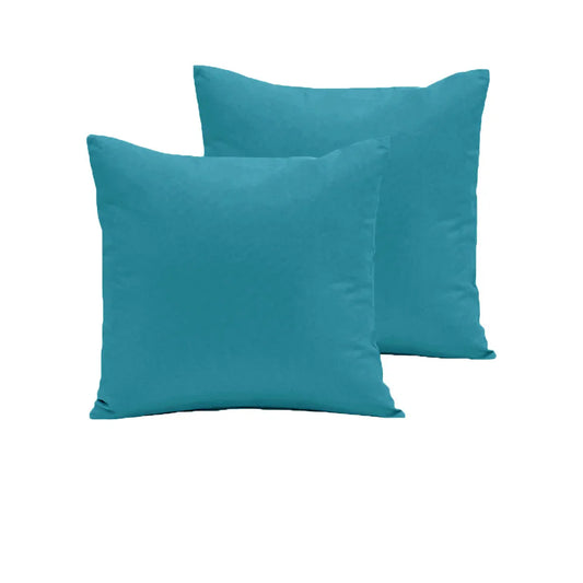 Pair of 280TC Polyester Cotton European Pillowcases Peacock - Mekamart Australia