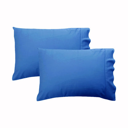 280TC Luxury Percale Standard Pillowcases Steel - Mekamart Australia