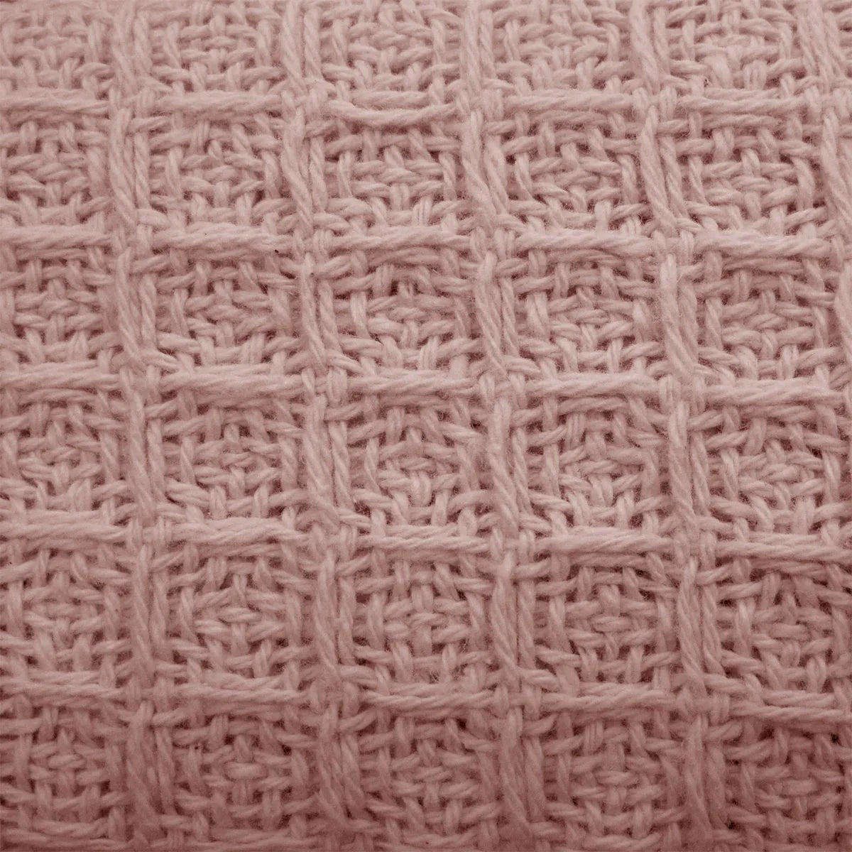 Cotton Waffle Blanket Dusty Pink Single - Mekamart Australia