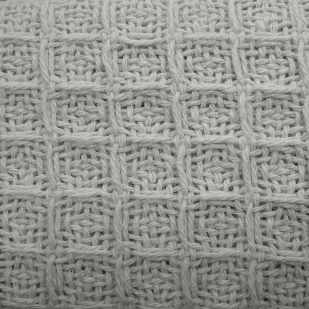 Cotton Waffle Blanket Silver Single - Mekamart Australia